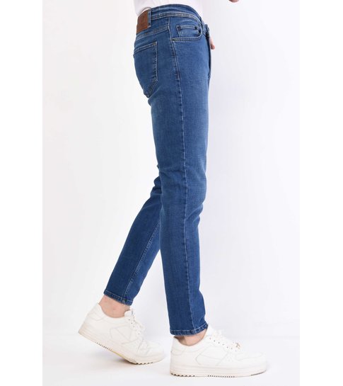 TRUE RISE Regular Stretch Jeans Heren - DP31-NW - Blauw