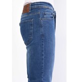 TRUE RISE Regular Stretch Jeans Heren - DP31-NW - Blauw