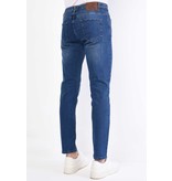 TRUE RISE Regular Stretch Jeans Heren - DP31-NW - Blauw