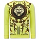 Heren Sweater met Print - Gouden Leeuw - 3728 - Geel