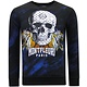 Heren Sweater met Print - Skull Tiger - 3680 - Zwart