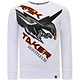 Heren Sweater met Print - Eagle Head - 3645 - Wit