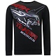 Heren Sweater met Print - Eagle Head - 3645 - Zwart