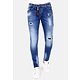 Exclusieve Slim fit Jeans Stretch Heren  - 1023- Blauw