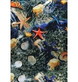 TONY BACKER Luxe Satijn Heren Overhemd met Kleurrijke Print- 3095