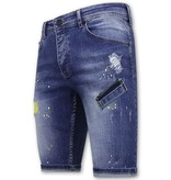 Local Fanatic Exclusieve Spijker Korte Broek Heren- 1046 - Blauw