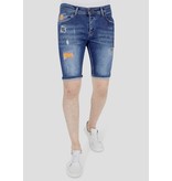 Local Fanatic Denim Shorts Heren Slim Fit - 1049 - Blauw