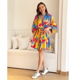 PARISIAN Halflange  Luxe  Dames  Jurk - 21324 - Geel/Color