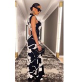 PARISIAN Luxe Playsuit met Print- 22149 -Zwart  / Wit
