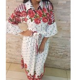 PARISIAN Lange  Luxe  Dames  Jurk - 22162 - Wit PARISIAN Lange  Luxe  Dames  Jurk - 22162 - Wit