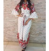 PARISIAN Lange  Luxe  Dames  Jurk - 22162 - Wit PARISIAN Lange  Luxe  Dames  Jurk - 22162 - Wit