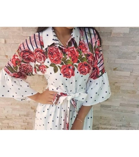 PARISIAN Lange  Luxe  Dames  Jurk - 22162 - Wit