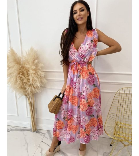 PARISIAN Lange  Luxe  Dames  Jurk - 22179 - Roze