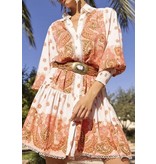 PARISIAN Halflange  Luxe  Dames  Jurk - 22183 - Beige