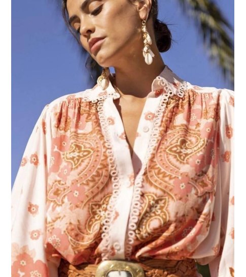 PARISIAN Halflange  Luxe  Dames  Jurk - 22183 - Beige