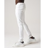 TRUE RISE Witte Jeans Heren Slim Fit -  LF/DNM/1089- Wit