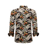 TONY BACKER Luxe Paisley Overhemd Heren - 3073 - Bruin/ Zwart