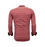 TONY BACKER Zakelijke Heren Overhemd -  Slim Fit - 3044 - Rood