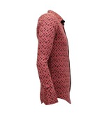 TONY BACKER Zakelijke Heren Overhemd -  Slim Fit - 3044 - Rood