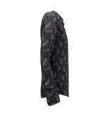 TONY BACKER Paisley Hemd voor Mannen - Slim Fit - 3089 - Zwart