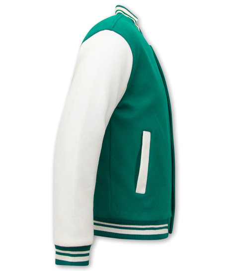 ENOS Collegejassen Heren Classic - LK-7065 - Groen