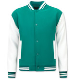 ENOS Collegejassen Heren Classic - LK-7065 - Groen