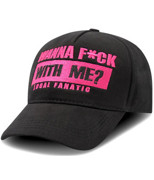 Local Fanatic Baseball Cap Heren - F*ck with me - Zwart