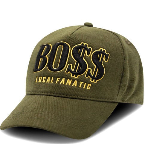 Local Fanatic Baseball Cap Heren - BO$$ - Groen