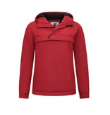 MATOGLA Dames Jas Over je Hoofd Anorak WinterJas – Rood