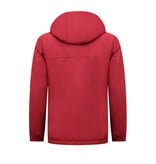 Beluomo Heren Winterjas Anorak Voor Over het Hoofd – Rood