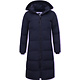 Dames Puffer Jacket Lang Getailleerd - 8606 - Blauw