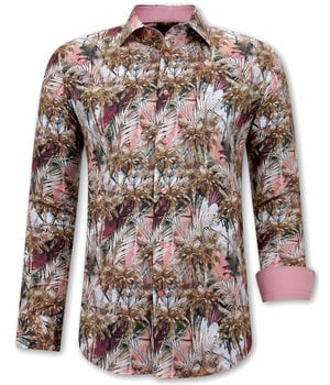 Gentile Bellini Hawaii Blouse Heren - 3121 - Bruin