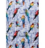 Gentile Bellini Overhemd met Vogelprint - 3122 - Blauw