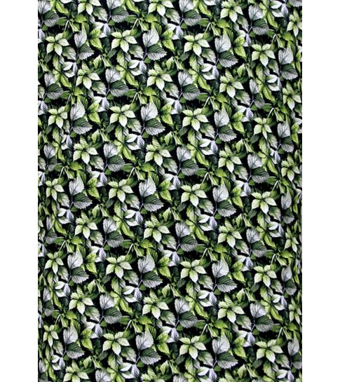 Gentile Bellini Heren Overhemd Bladeren Print - 3115 - Groen