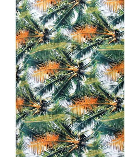 Gentile Bellini Heren Overhemd Tropical Print - 3114 - Groen