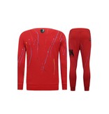 LF Amsterdam Exclusieve Mannen Joggingspak - ICON Painted - Rood