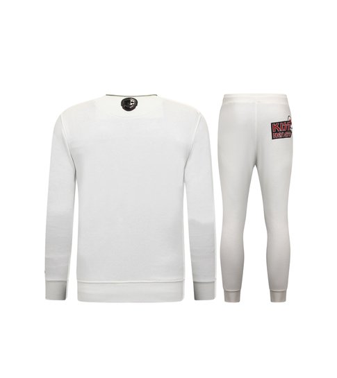 LF Amsterdam Exclusieve Joggingpak Heren - ICON Rocks - Wit