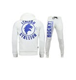 Local Fanatic Exclusieve Heren Trainingspak  - Rocky Balboa Sport Pak - Wit