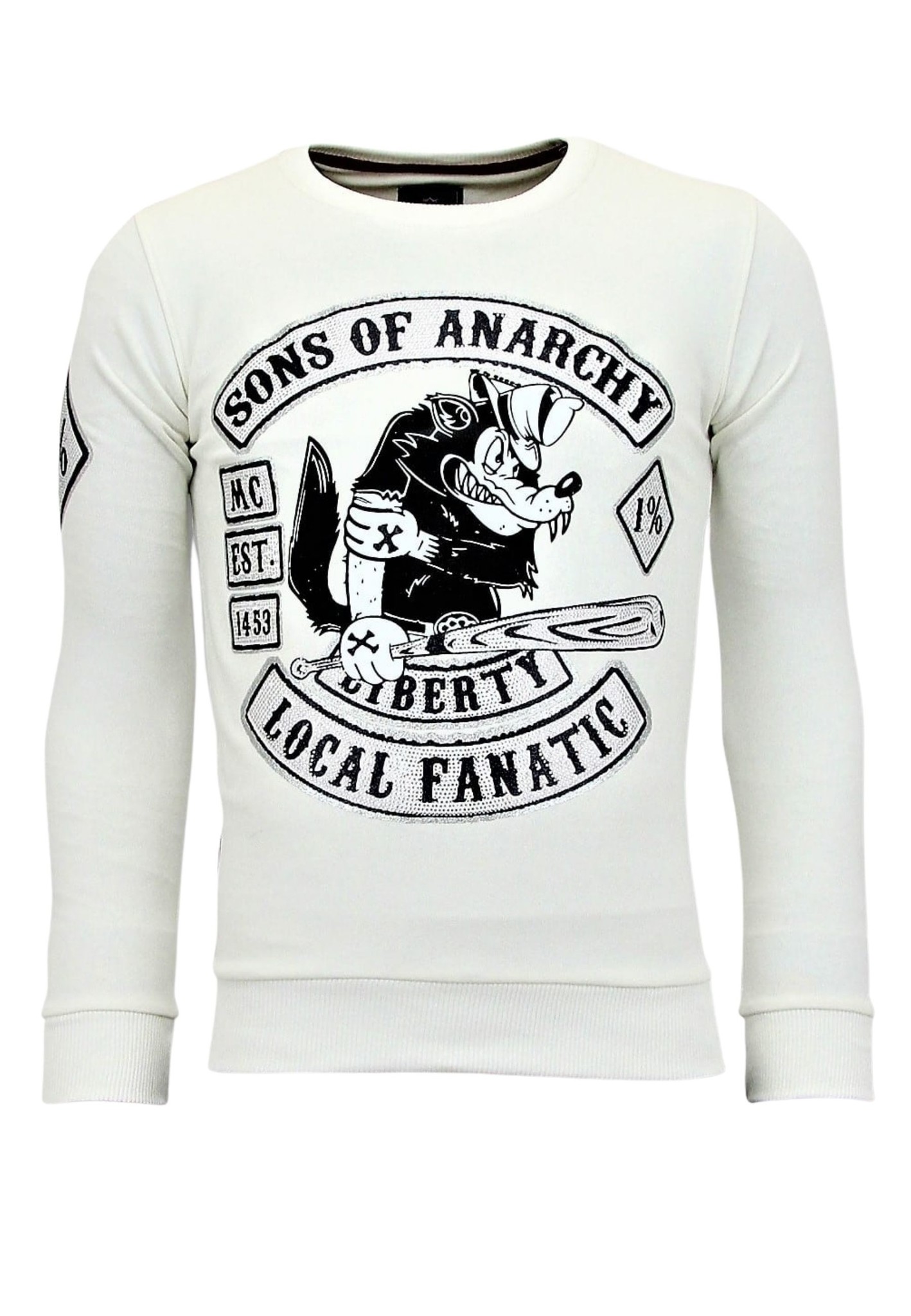 Electrificeren verrassing mooi Rhinestones Sweater Mannen | Sons of Anarchy Trui | - Style Italy