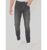 TRUE RISE Grijze Regular Fit Jeans Mannen - DP15 - Grijs