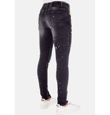 LF Exclusieve Zwarte Jeans Heren Slim fit - 1033- Zwart