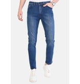 TRUE RISE Regular Stretch Jeans Heren - DP31-NW - Blauw