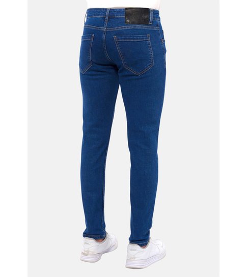 TRUE RISE Nette Broeken Mannen Slim Fit DP/S-56- Blauw