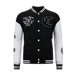 ENOS Baseball Jacket Vintage - 7792 - Zwart