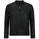 Nep leren Jack heren - Biker jas - Zwart