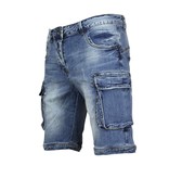 Enos Korte Spijkerbroek Mannen - Shorts Heren Spijker -950 / J-981 - Blauw