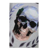 Local Fanatic Skull Originals - Rhinestone T-shirt - Grijs