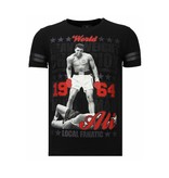 Local Fanatic Greatest Of All Time - Ali T-shirt - Zwart