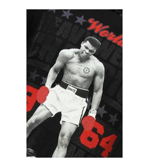 Local Fanatic Greatest Of All Time - Ali T-shirt - Zwart