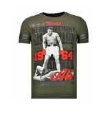 Local Fanatic Greatest Of All Time  - Ali T-shirt  - Khaki